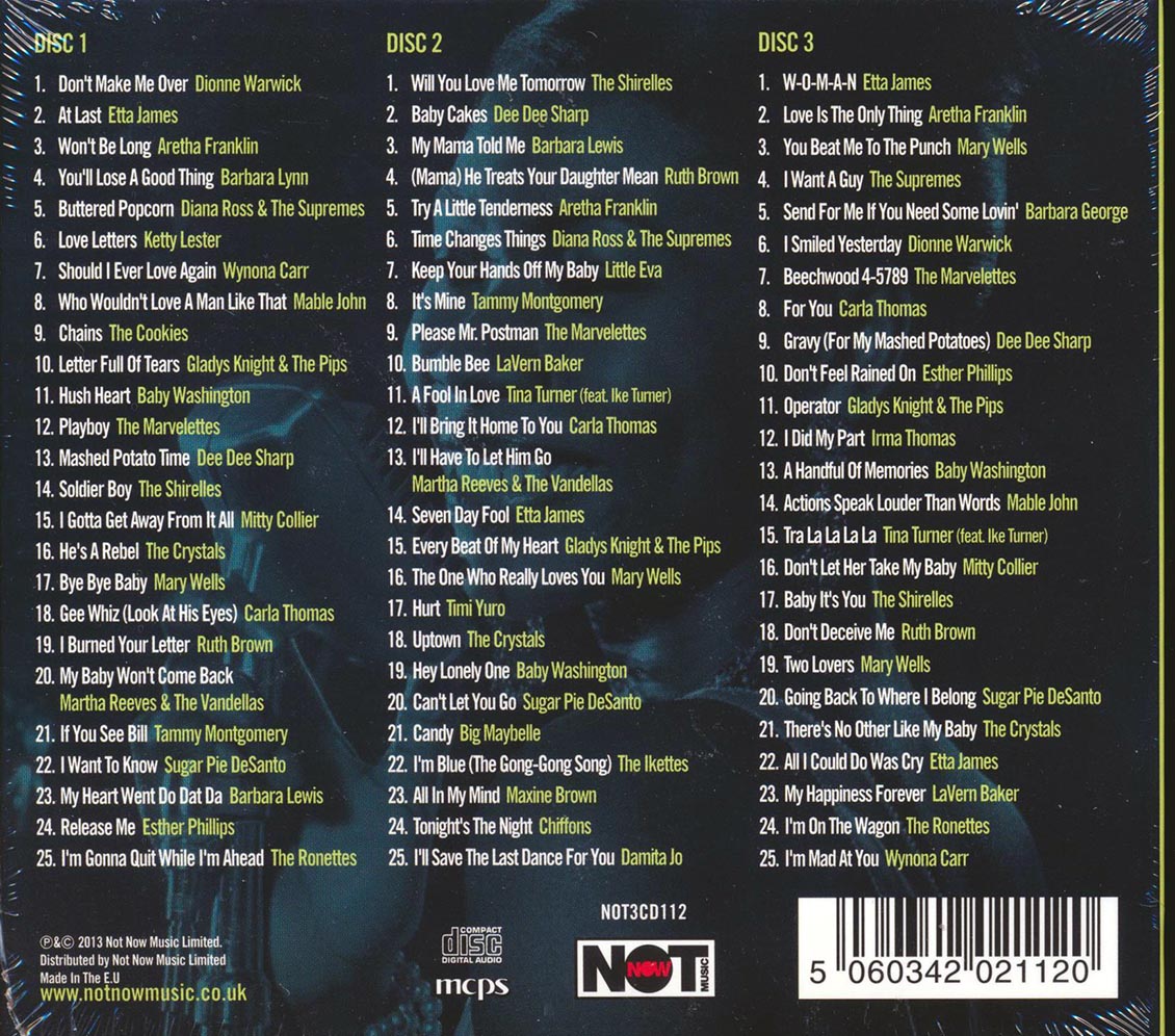 Various - Greatest Soul Divas (75 tracks) (3xCD) (deluxe 3-fold digipak)