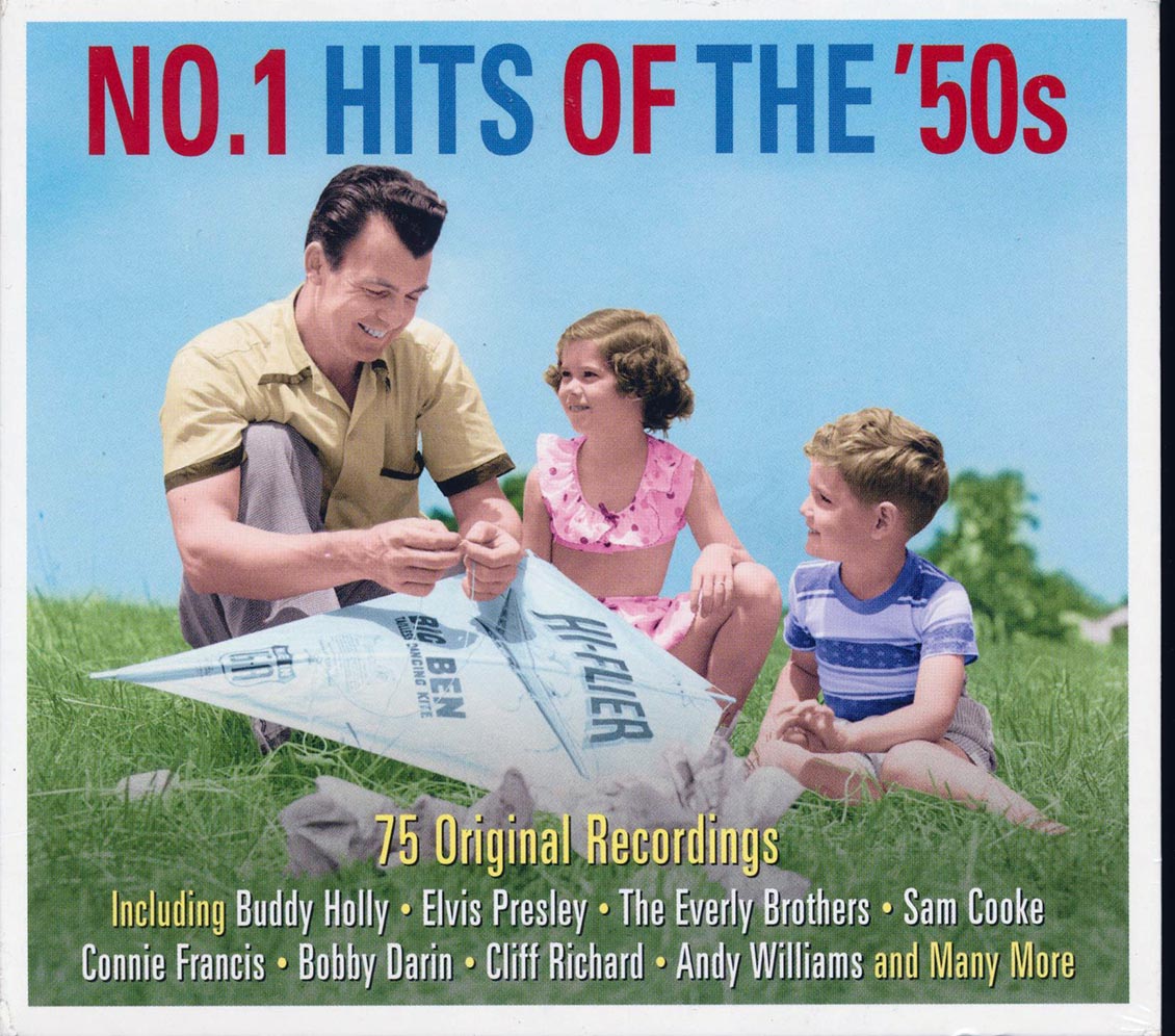 Various - Number 1 Hits Of The 50s (75 tracks) (3xCD) (deluxe 3-fold digipak)