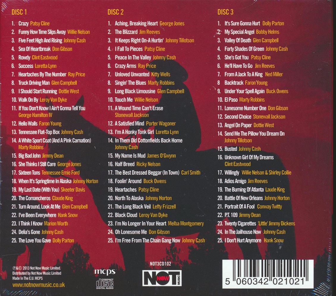 Various - The Very Best Of Country (75 tracks) (3xCD) (deluxe 3-fold digipak)