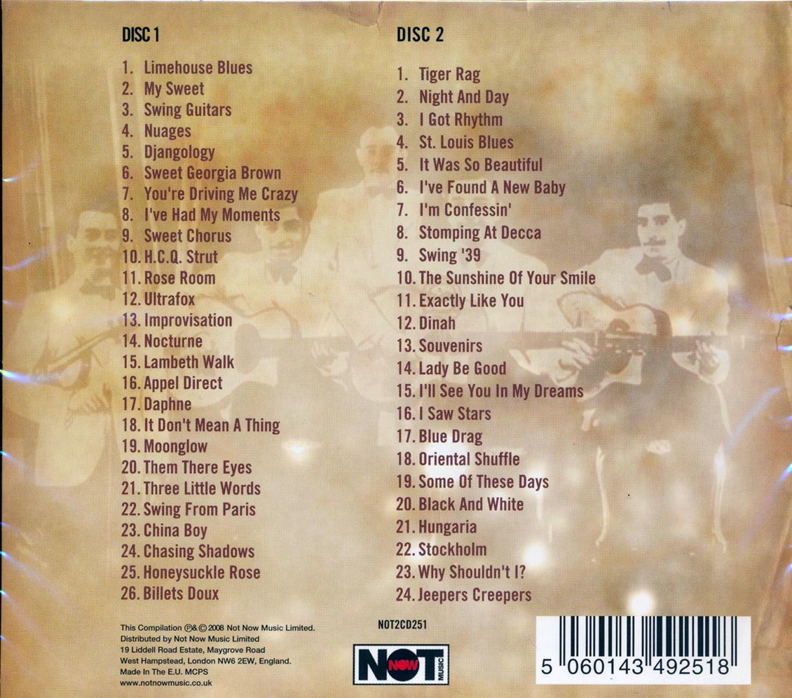 Django Reinhardt & Stephane Grappelli - The Ultimate Collection (50 tracks) (2xCD)