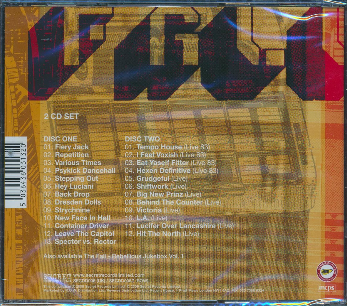 The Fall - Rebellious Jukebox Volume2: Psycho Rockabilly Nightmare (25 tracks) (2xCD)