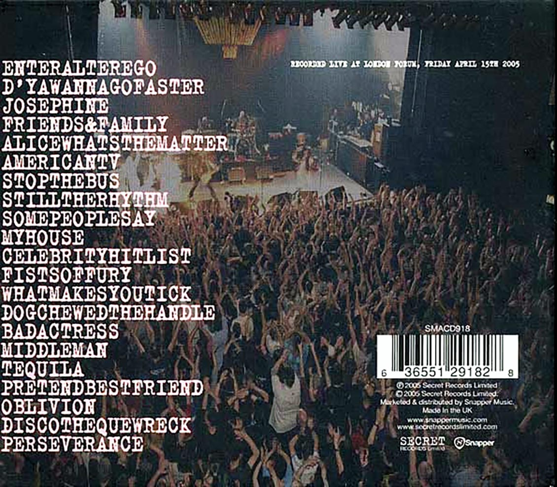 Terrorvision - For One Night Only (21 tracks)