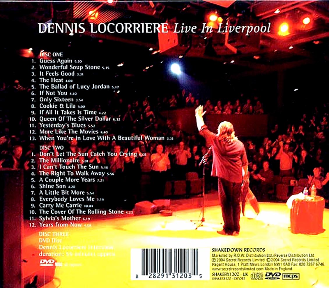 Dennis Locorriere - Live In Liverpool (2xCD)