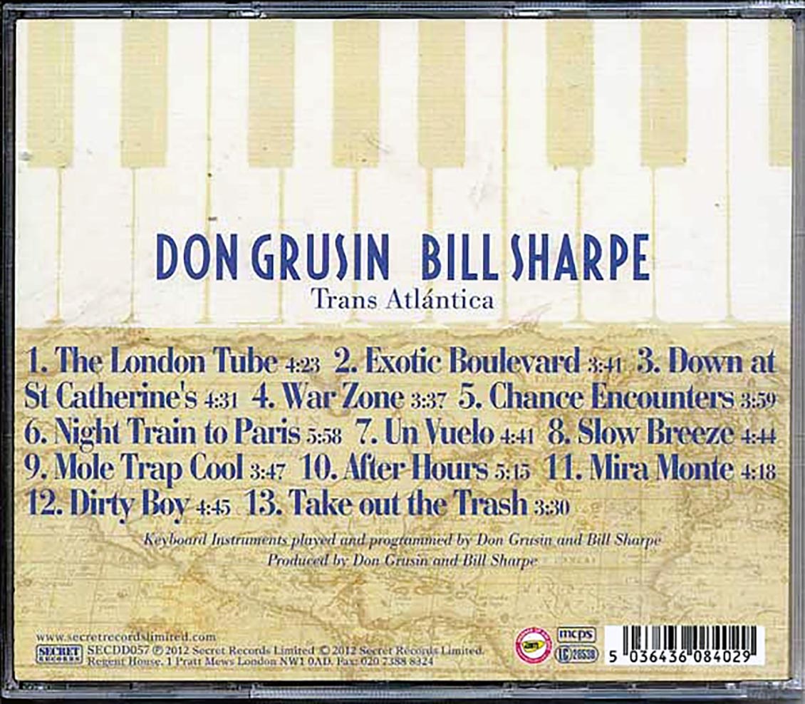 Don Grusin & Bill Sharpe - Trans Atlantica + Geography (2xCD)