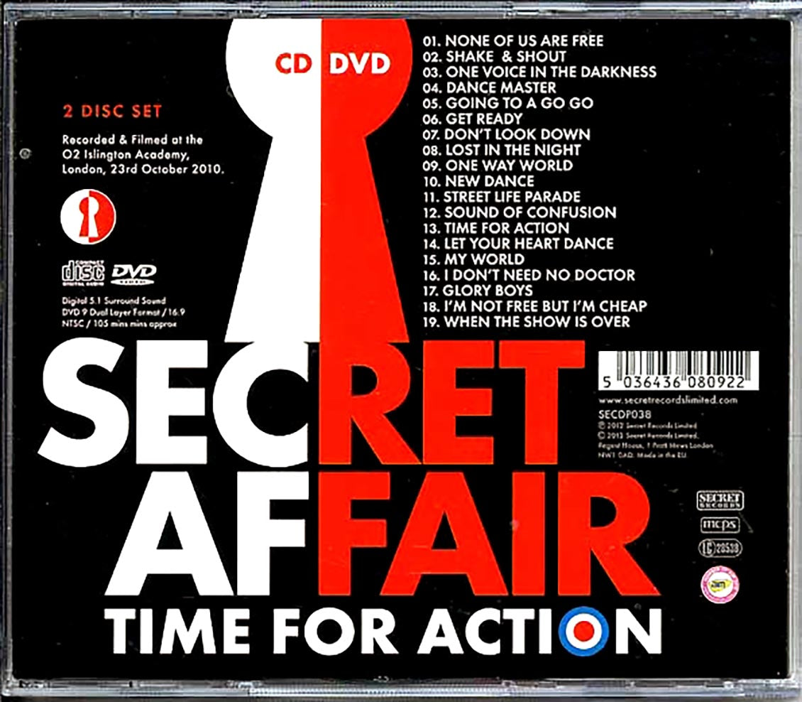 Secret Affair - Time For Action (incl. DVD)