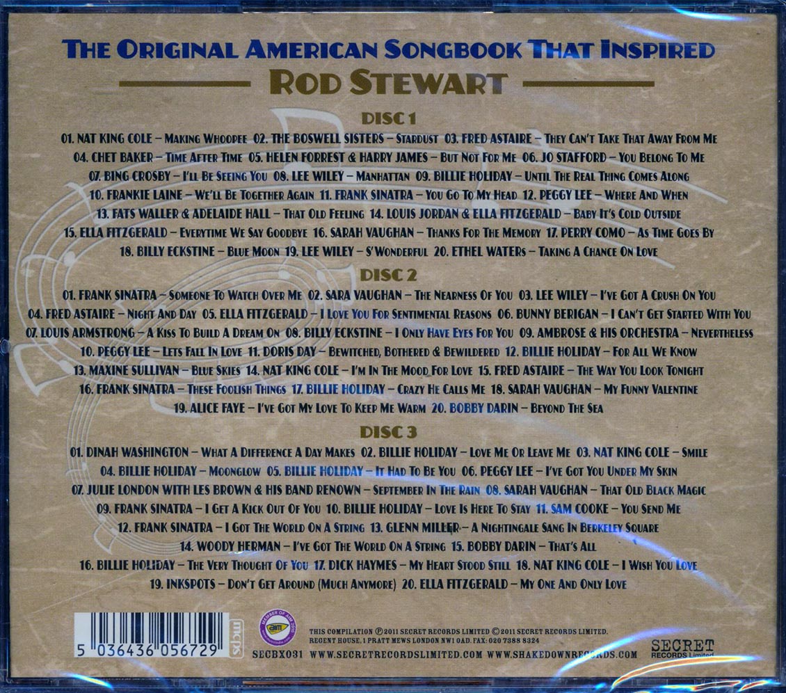 Various - Original American Songbook That Inspired Rod Stewart (3xCD)
