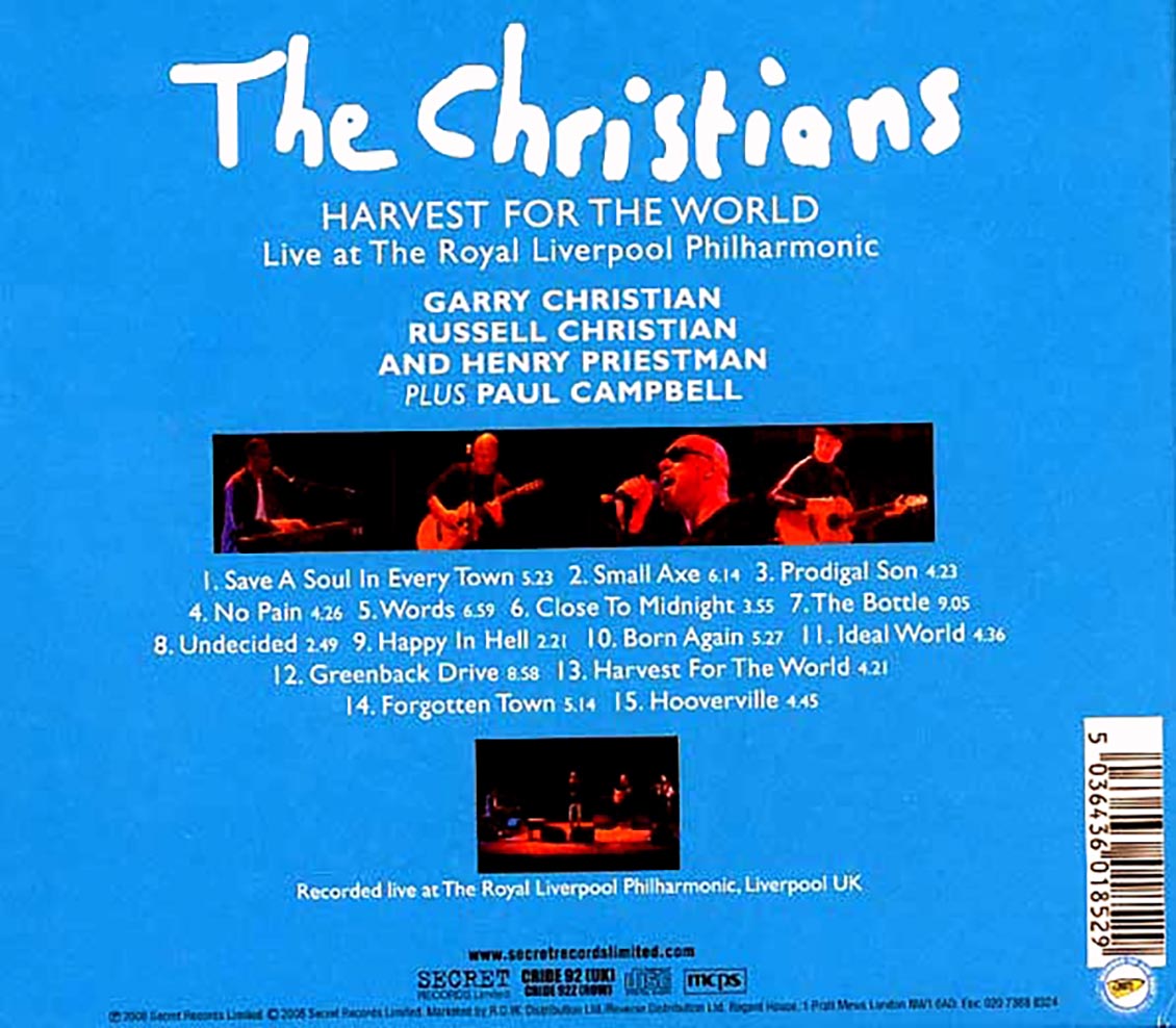 The Christians - Harvest For The World: Live At The Royal Liverpool Philharmonic