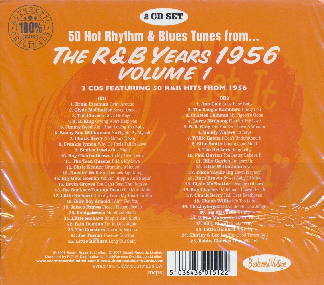 Various - The R & B Years: 1956 Volume 1 (2xCD)