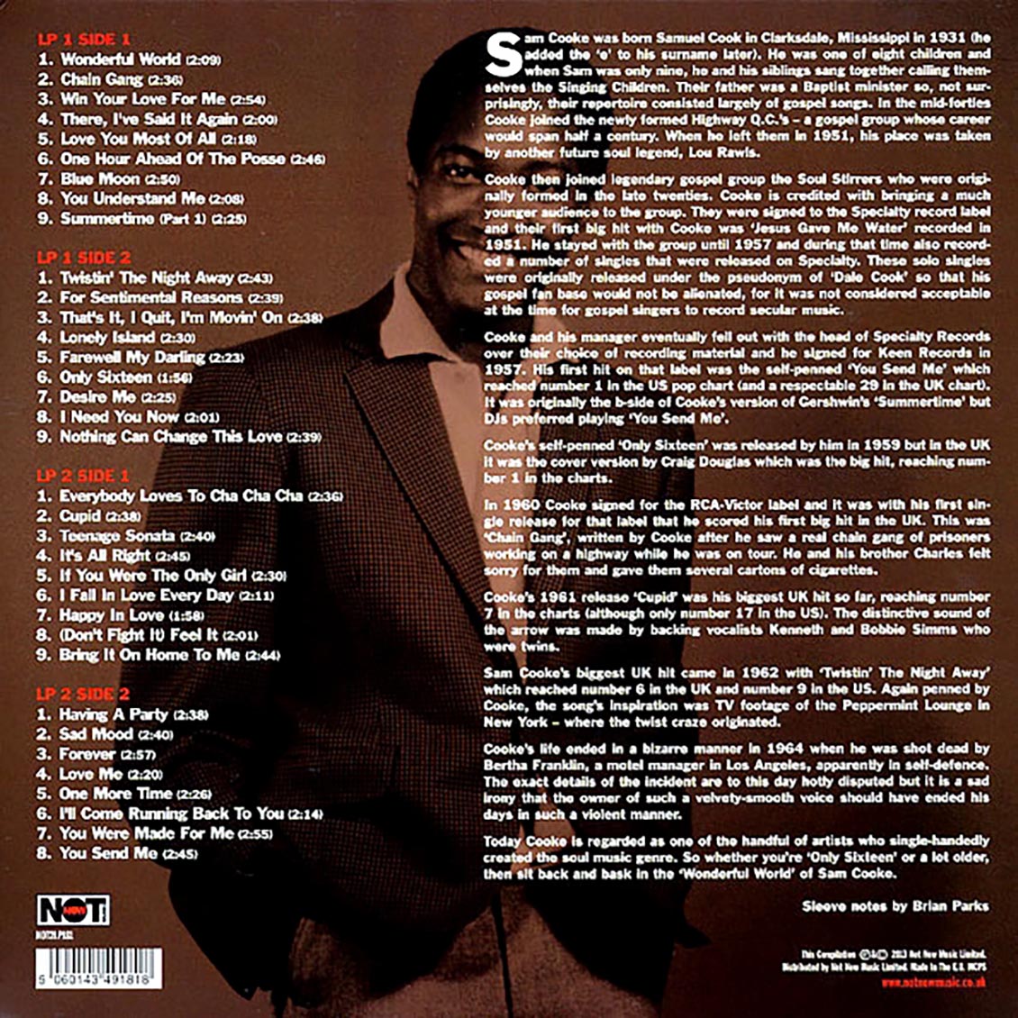 Sam Cooke - The Singles Collection (2xLP) (180g) (colored vinyl)