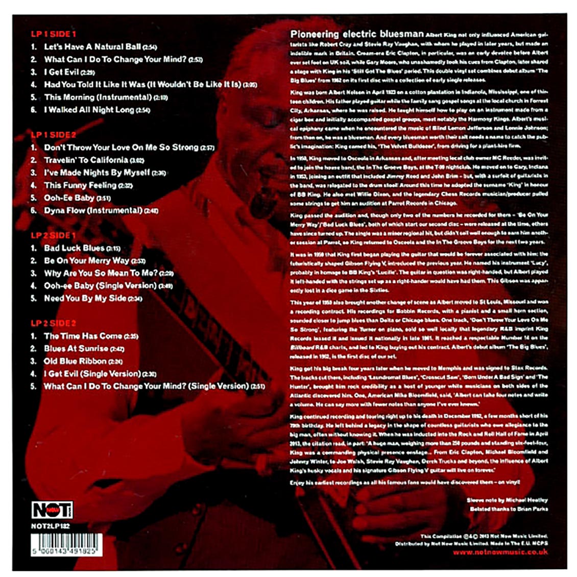 Albert King - I Get Evil (2xLP) (180g)