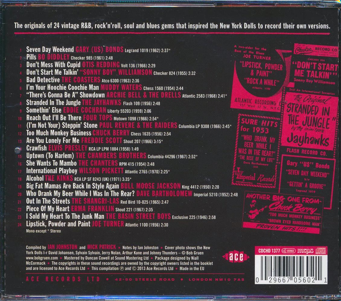 Various - Lipstick, Powder & Paint! The New York Dolls Heard Them Here First (24 tracks)