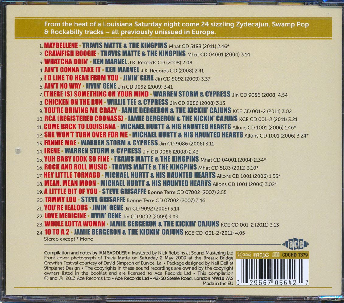 Various - Louisiana Saturday Night Revisited: 24 Contemporary Zydecajun And Swamp Pop Studio Recordings (24 tracks)