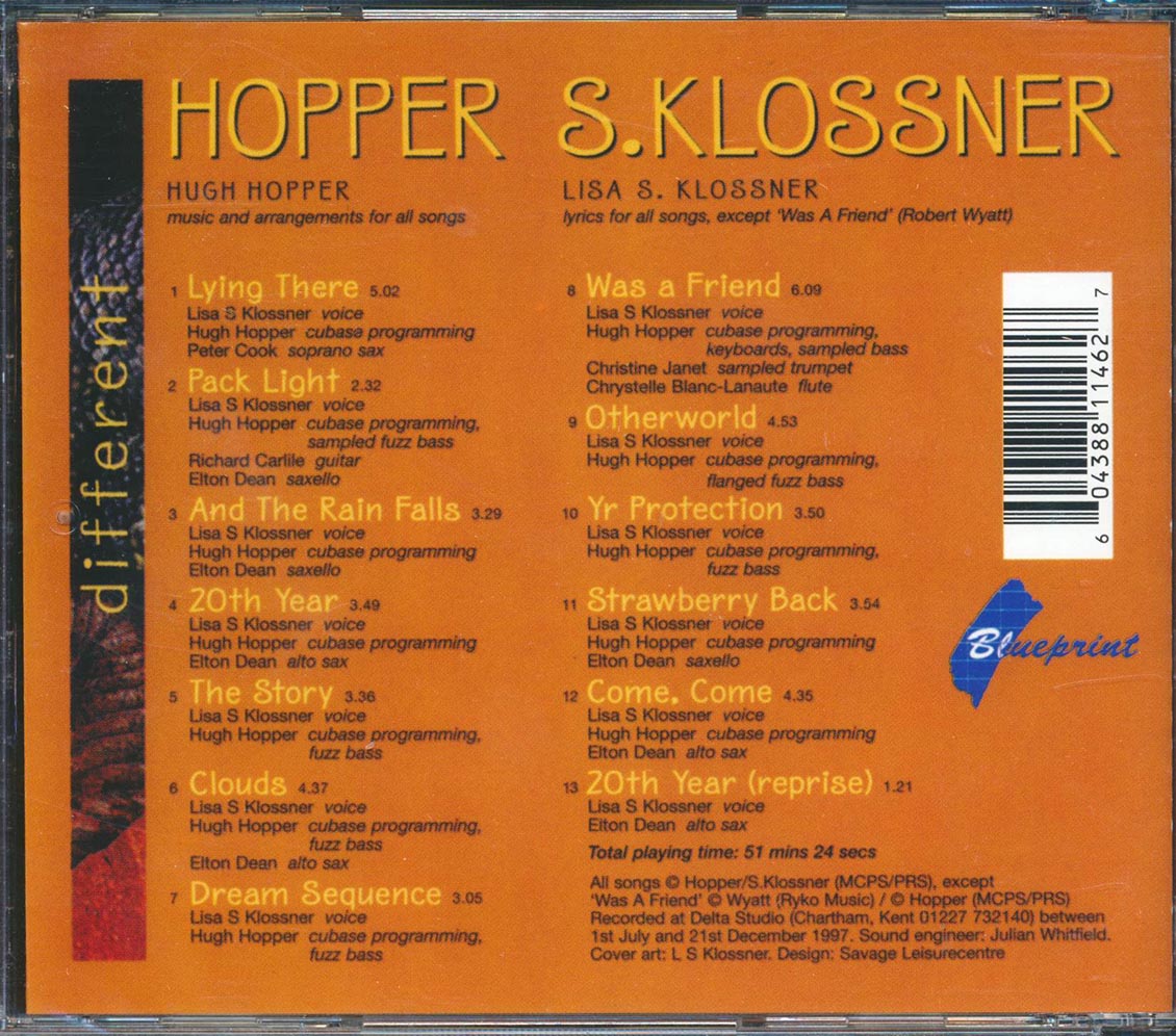 Hopper S. Klossner - Different