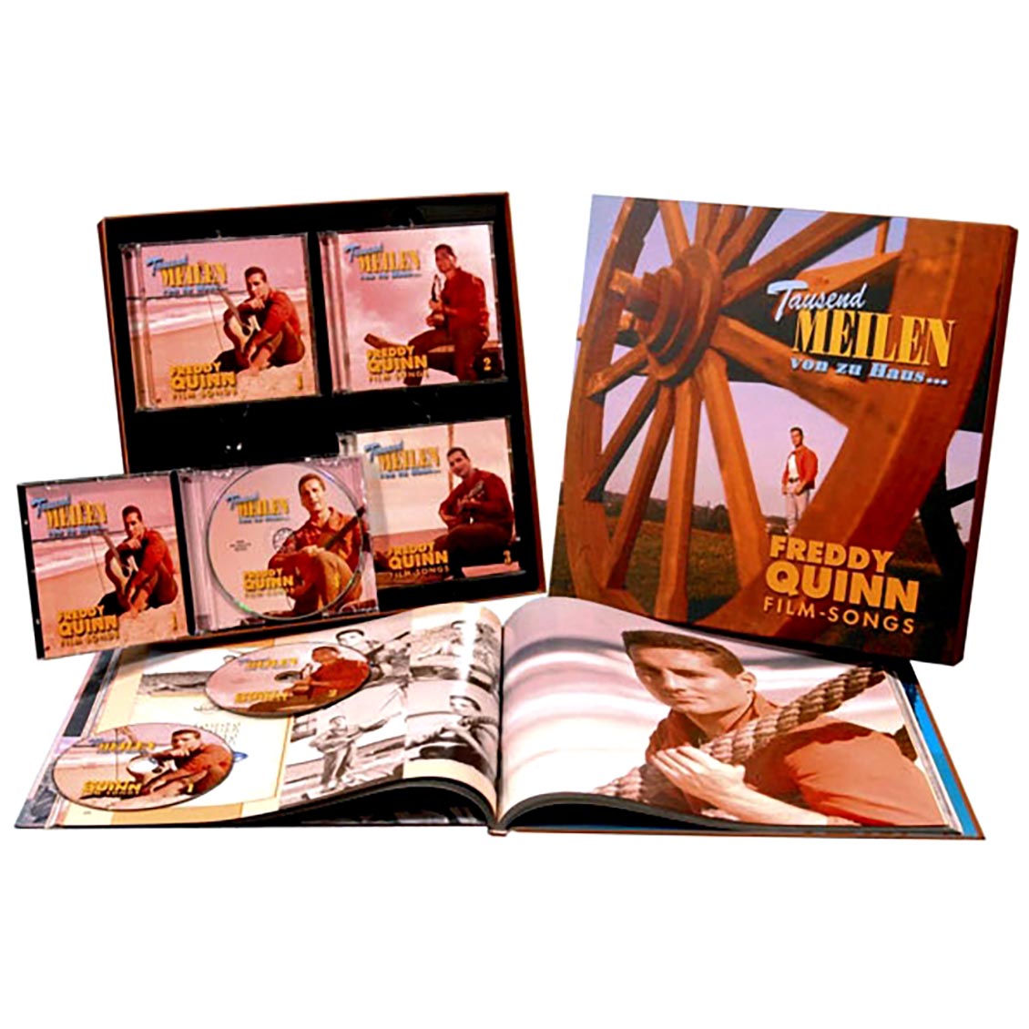 Freddy Quinn - Tausend Meilen Von Zu Haus: Film Songs (4xCD) (LP-size box set)