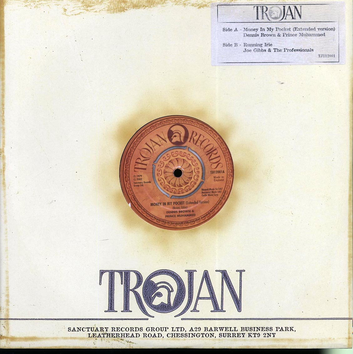 Dennis Brown, Prince Mohammed - Money In My Pocket (Extended Version)  /  Joe Gibbs & The Professionals - Running Irie