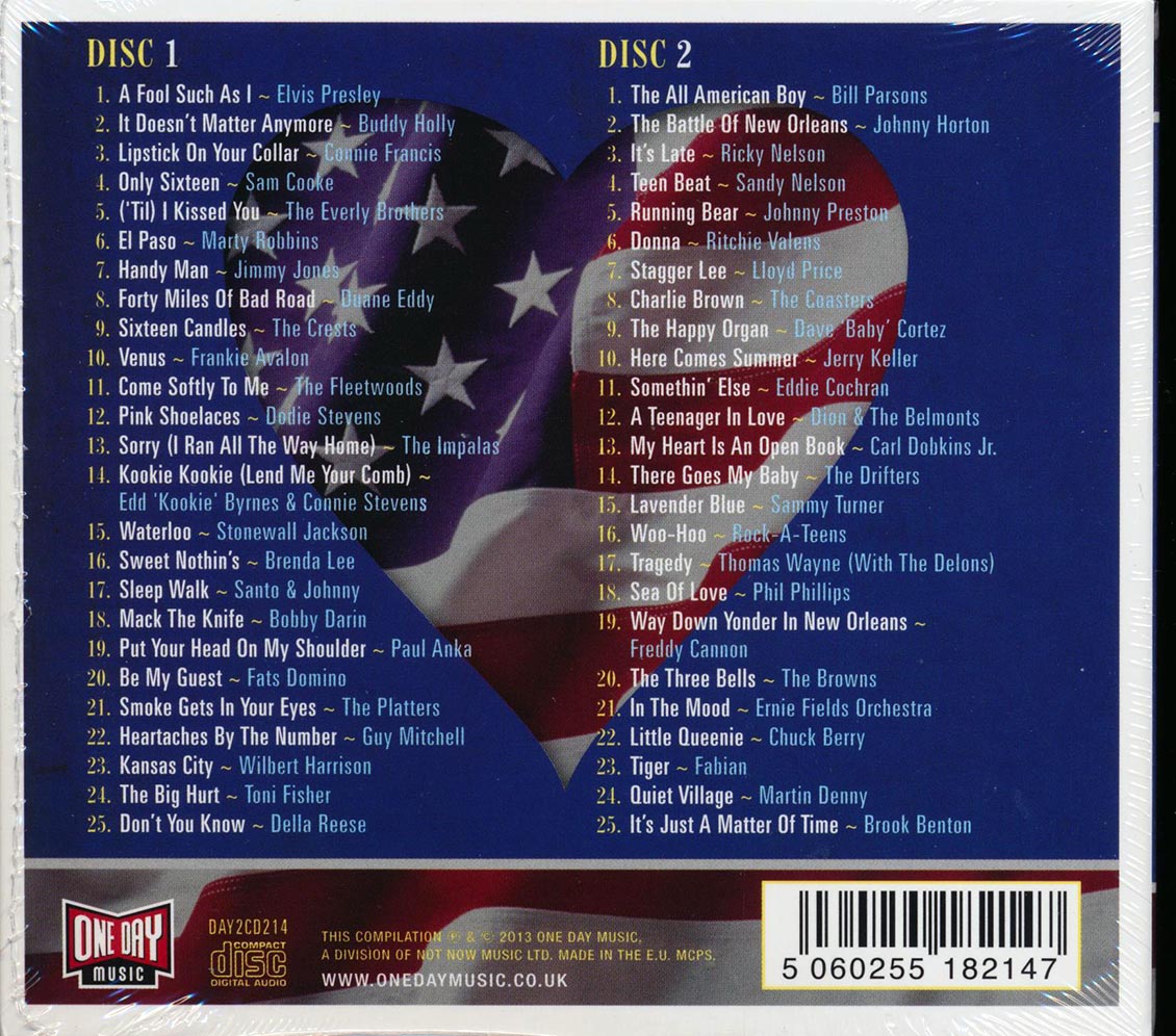 Various - American Heartbeat 1959 (50 tracks) (2xCD) (deluxe 3-fold digipak)