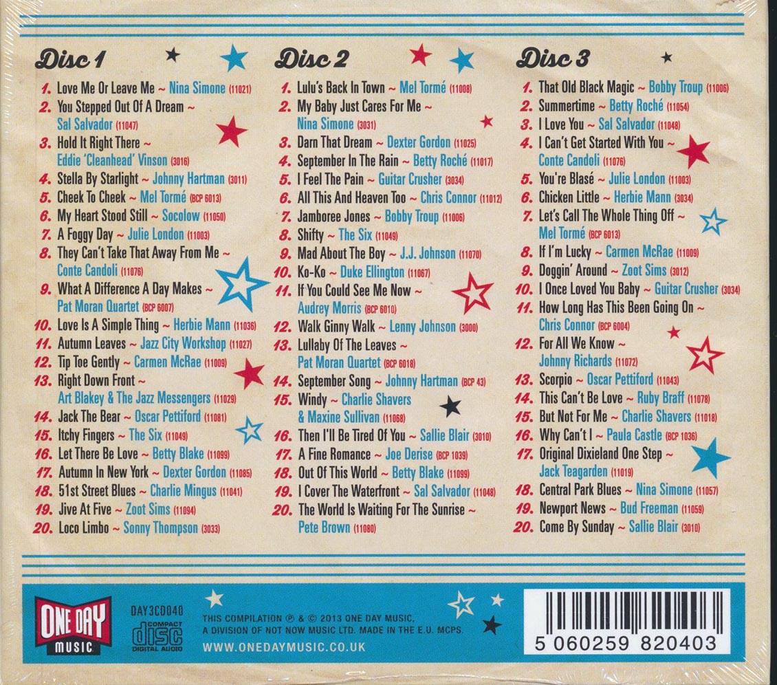Various - Love Me Or Leave Me: The Bethlehem Records Story 1958-1962 (60 tracks) (3xCD) (deluxe 3-fold digipak)