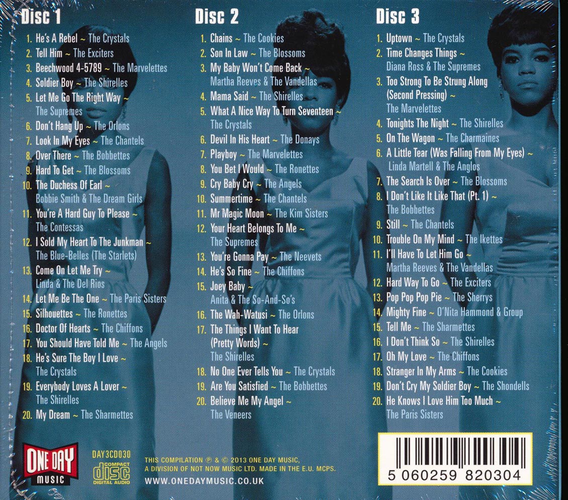 Various - He's A Rebel: The Girl Groups Of The 60s (60 tracks) (3xCD) (deluxe 3-fold digipak)