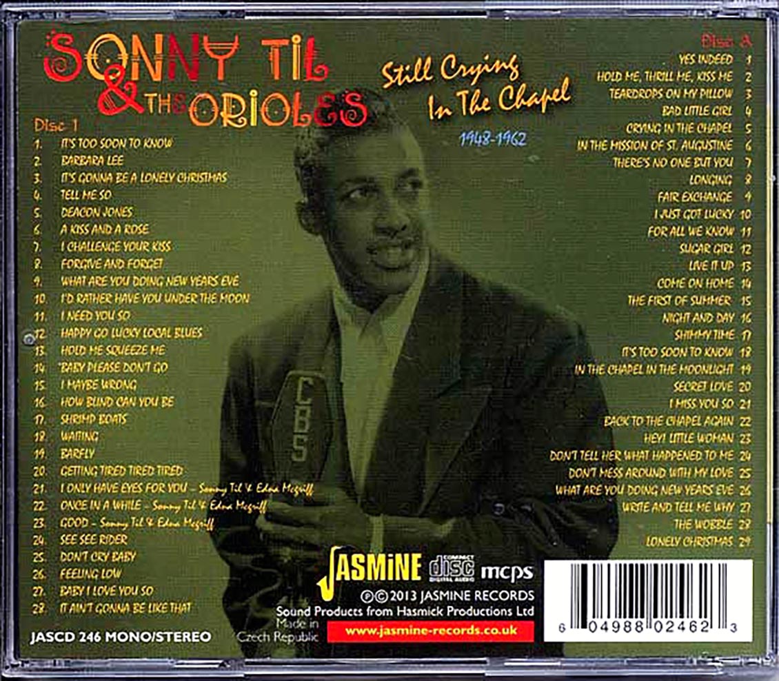 Sonny Til & The Orioles - Still Crying In The Chapel 1948-1962 (57 tracks) (2xCD)