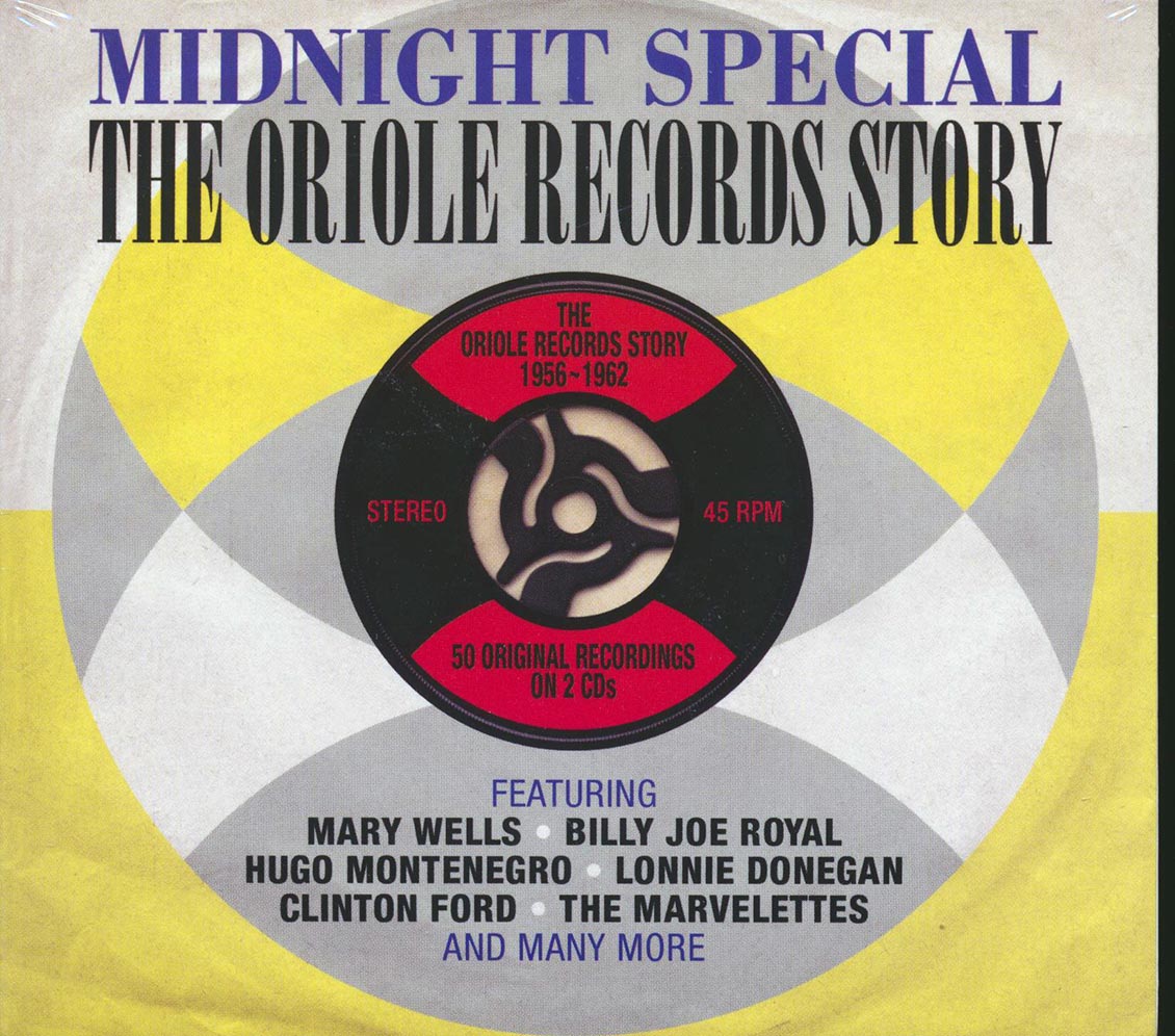Various - Midnight Special: The Oriole Records Story 1956-1962 (50 tracks) (2xCD) (deluxe 3-fold digipak)