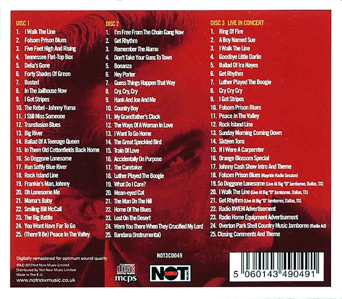 Johnny Cash - The Very Best Of Johnny Cash (75 tracks) (3xCD) (deluxe 3-fold digipak)