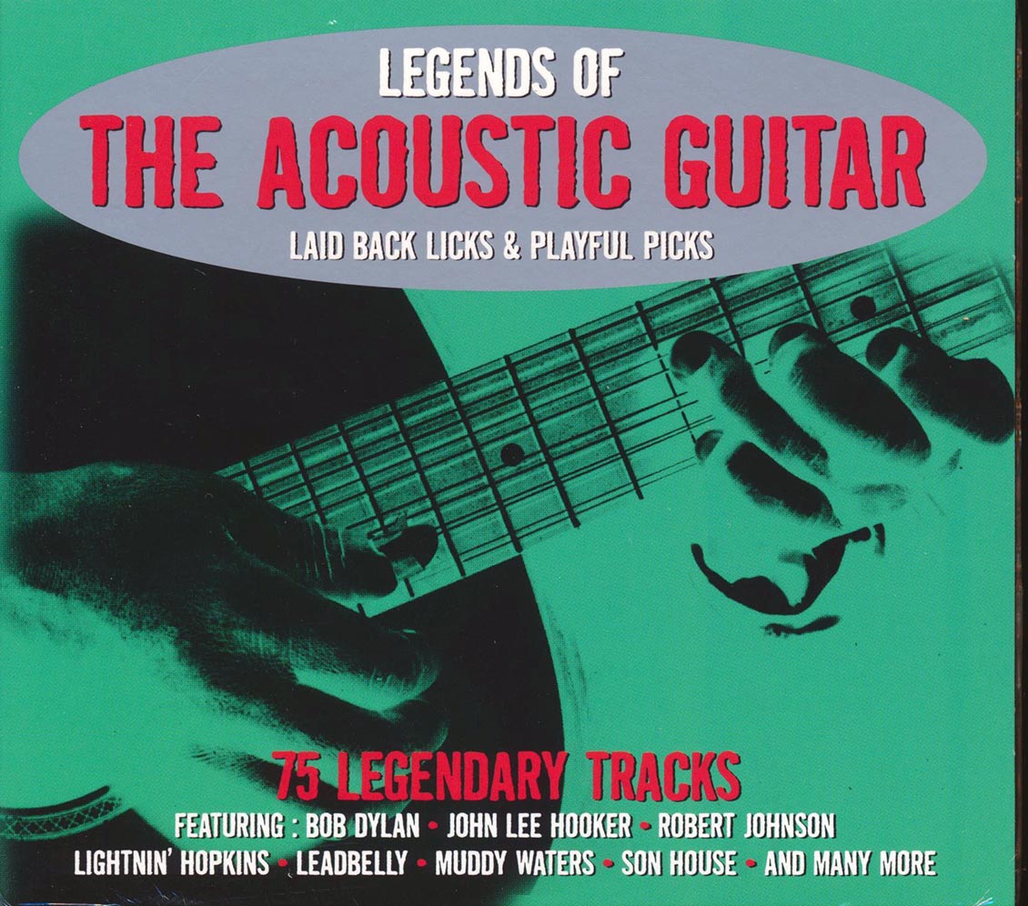 Various - Legends Of The Acoustic Guitar: Laid Back Licks & Playful Picks (75 tracks) (3xCD) (deluxe 3-fold digipak)