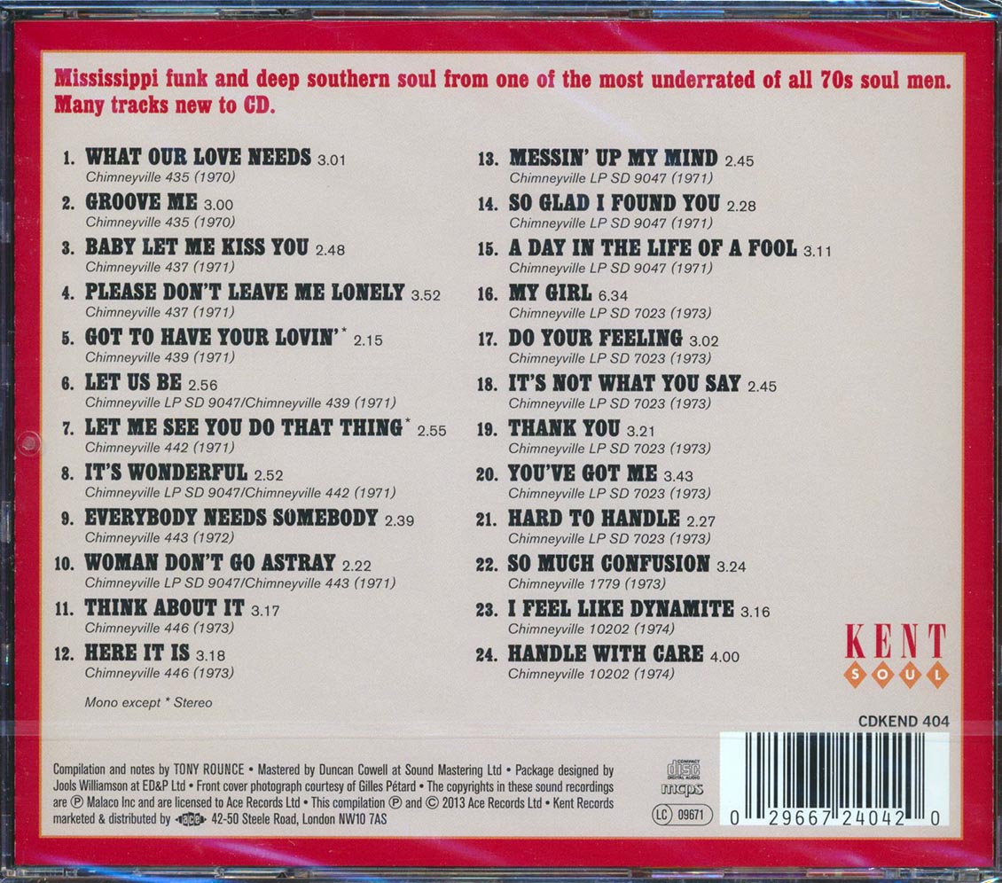King Floyd - I Feel Like Dynamite: The Early Chimneyville Singles And More 1970-74 (24 tracks)