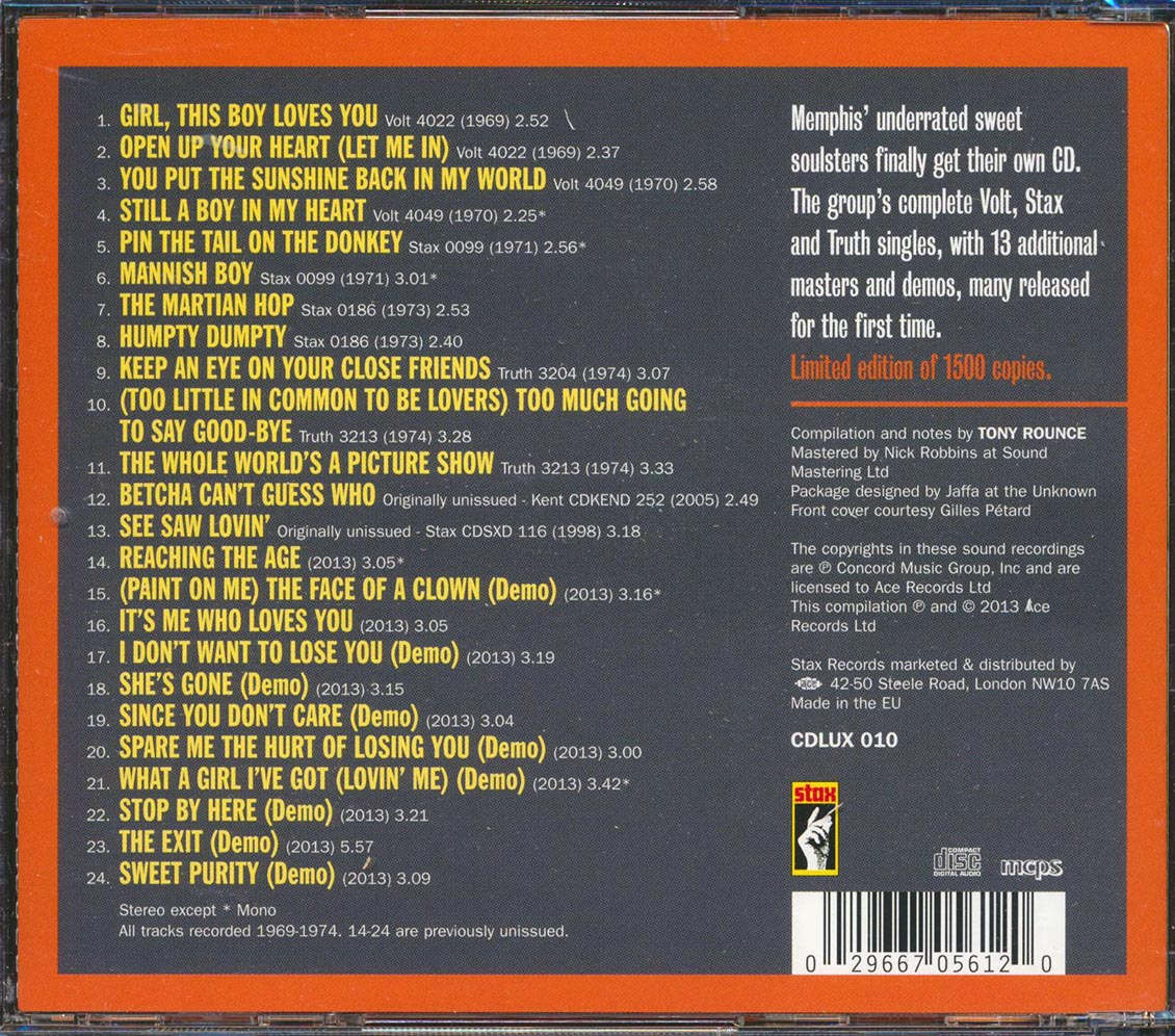 The Newcomers - Mannish Boys: The Stax, Volt & Truth Recordings 1969-74 (24 tracks)