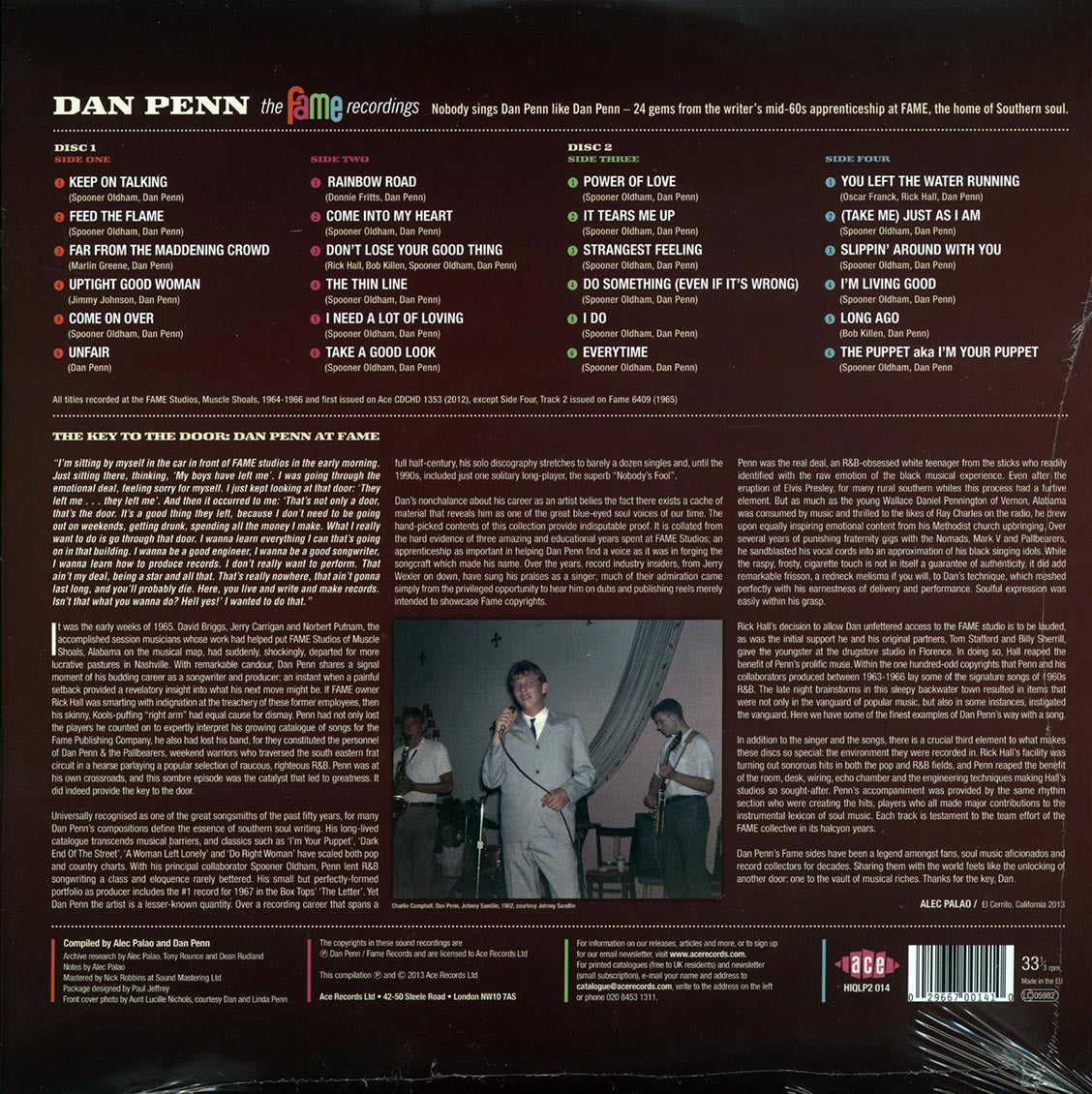 Dan Penn - The Fame Recordings (2xLP) (180g) (colored vinyl)