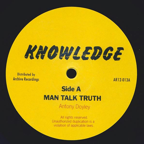 Knowledge - Man Talk Truth (Extended Mix)  /  Knowledge - Let Us All (Extended Mix)