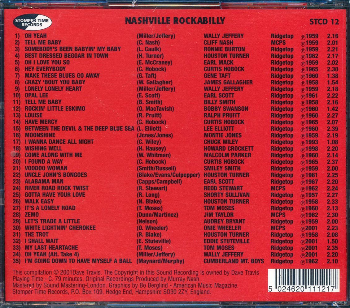 Various - Nashville Rockabilly: The Murray Nash Recordings