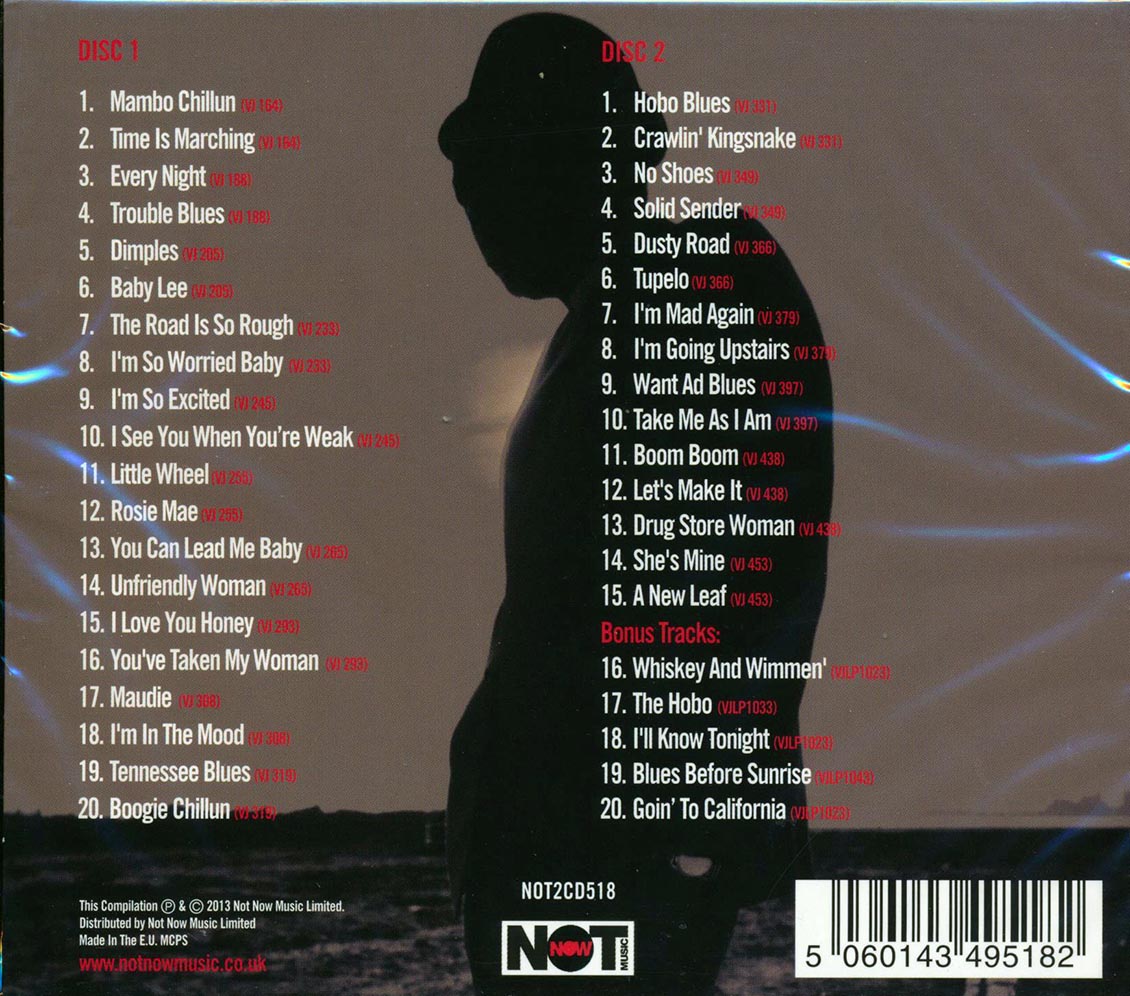 John Lee Hooker - The Vee-Jay Singles Collection (40 tracks) (2xCD)