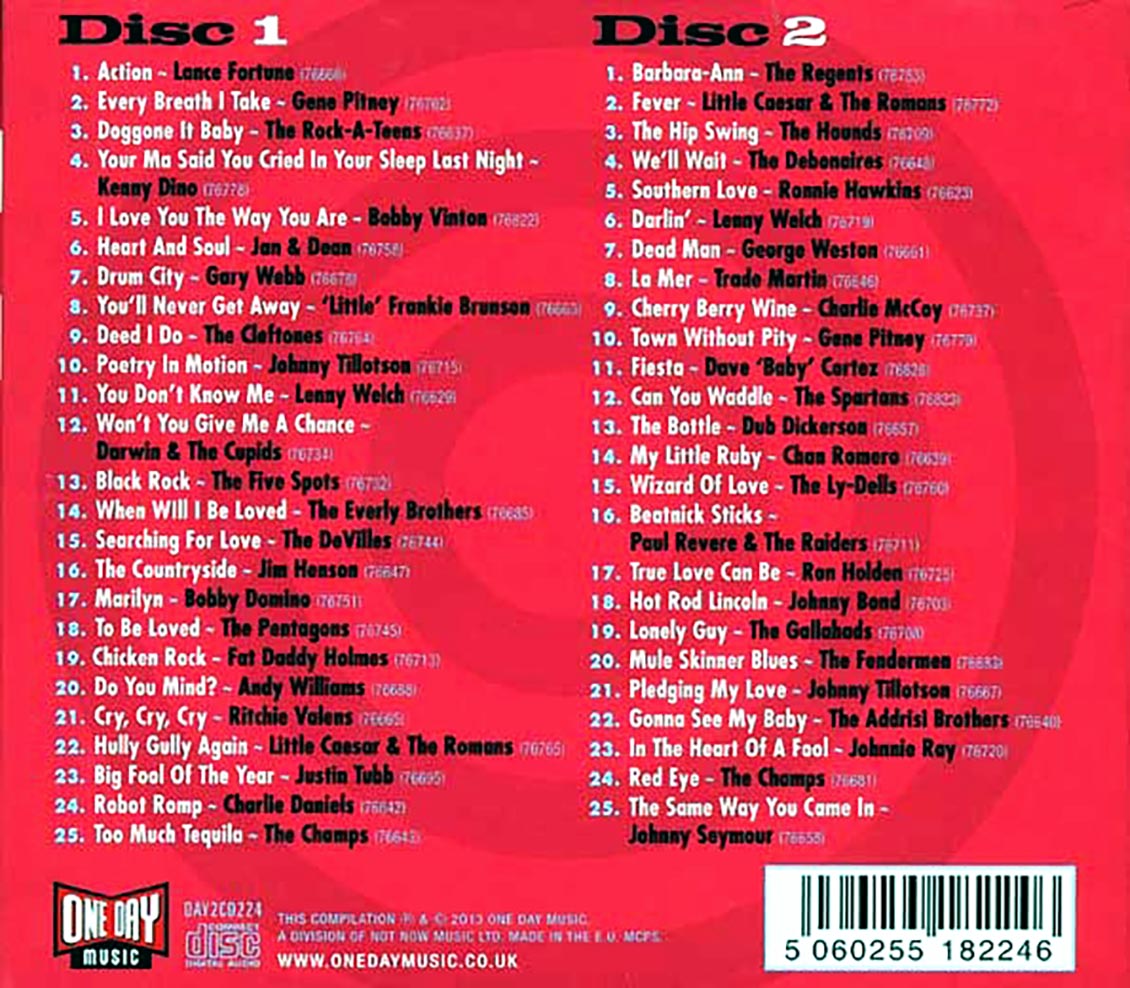Various - Action: The Apex Records Story 1960-1962 (50 tracks) (2xCD) (deluxe 3-fold digipak)