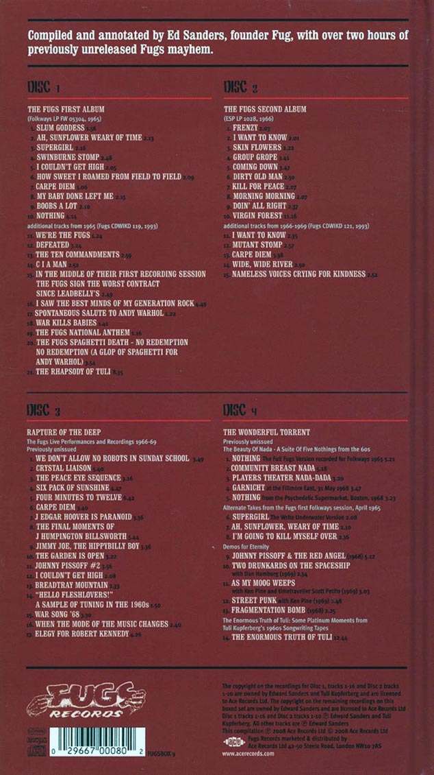 The Fugs - Don't Stop! Don't Stop! (67 tracks) (4xCD) (box set)