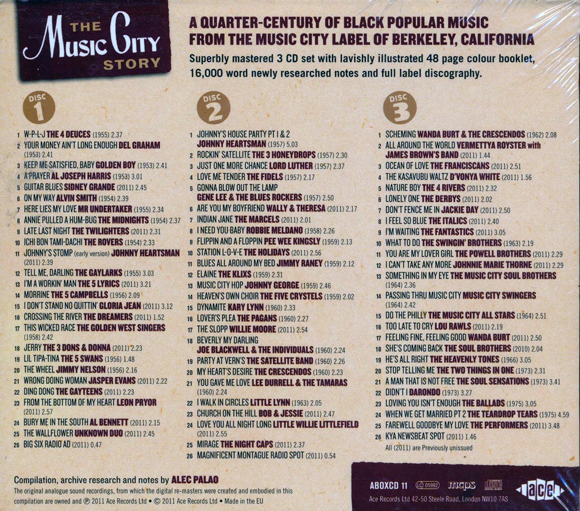 Various - The Music City Story (78 tracks) (3xCD)