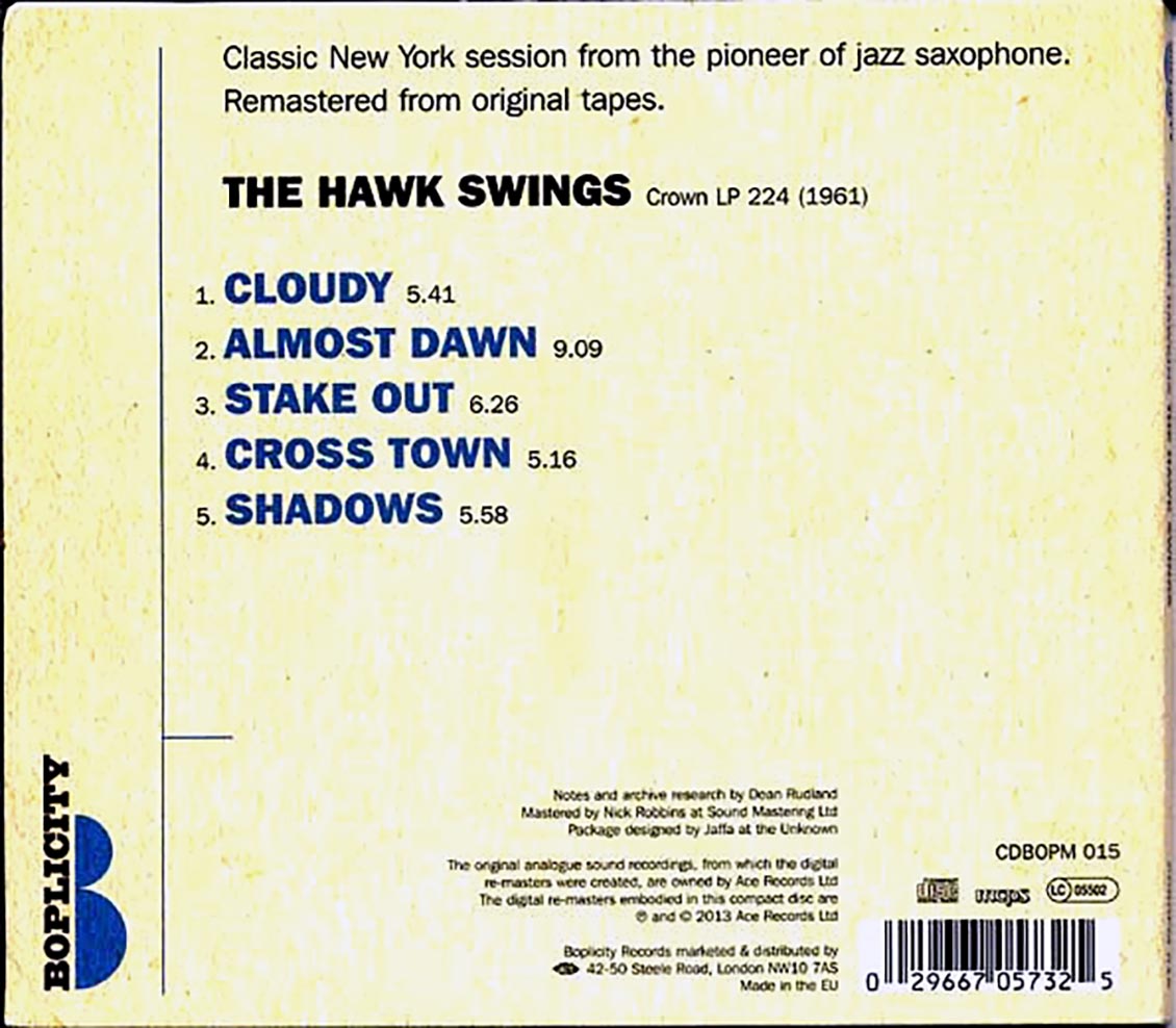 Coleman Hawkins - The Hawk Swings