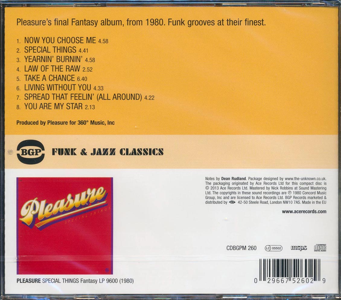 Pleasure - Special Things