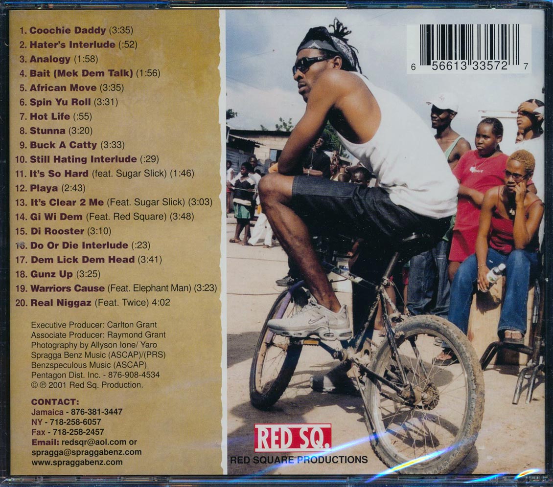 Spragga Benz - Thug Nature (20 tracks)