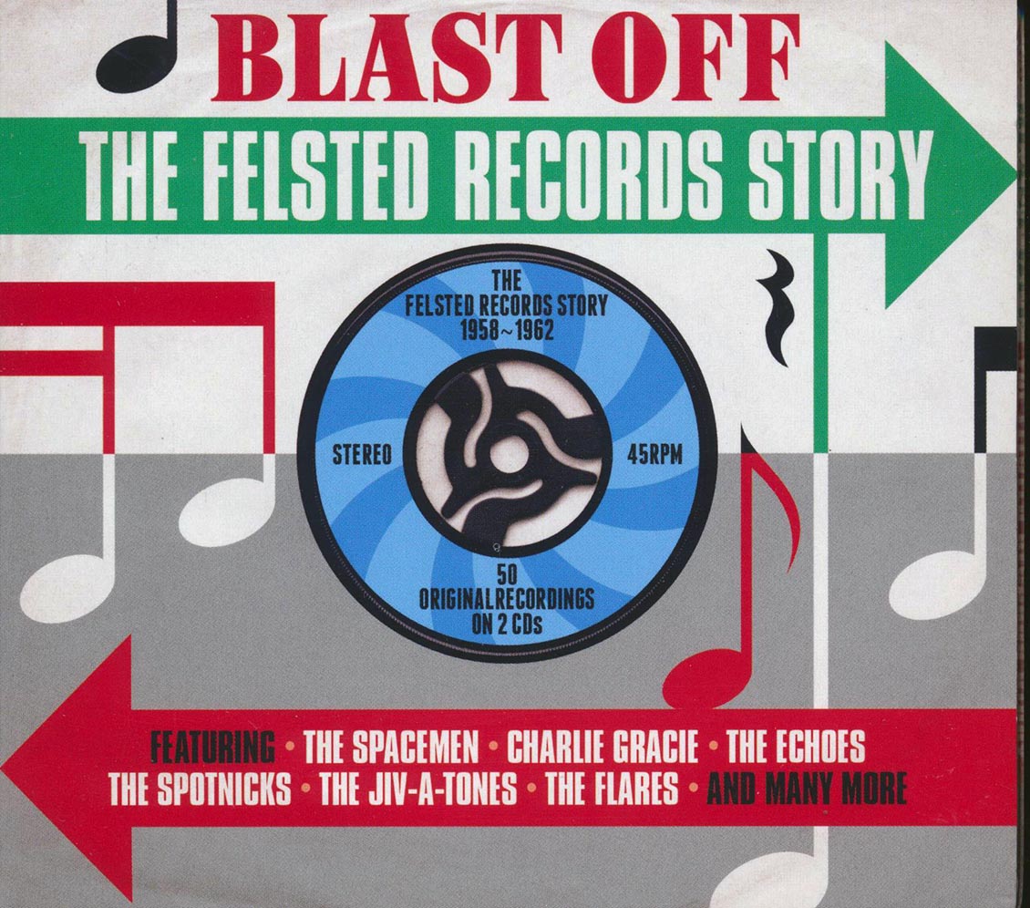 Various - Blast Off: The Felsted Records Story 1958-1962 (50 tracks) (2xCD) (deluxe 3-fold digipak)