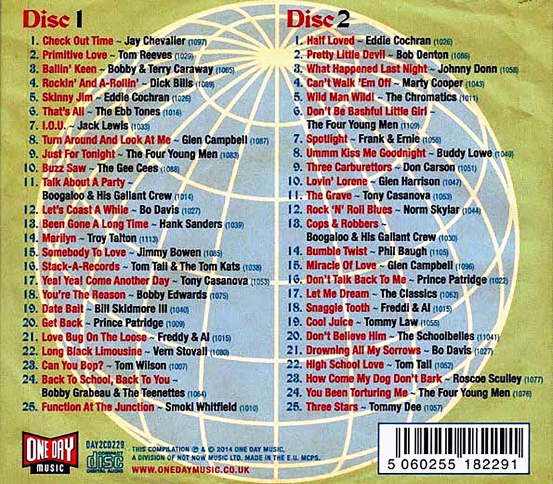 Various - Check Out Time: The Crest Records Story 1955-1962 (50 tracks) (2xCD) (deluxe 3-fold digipak)