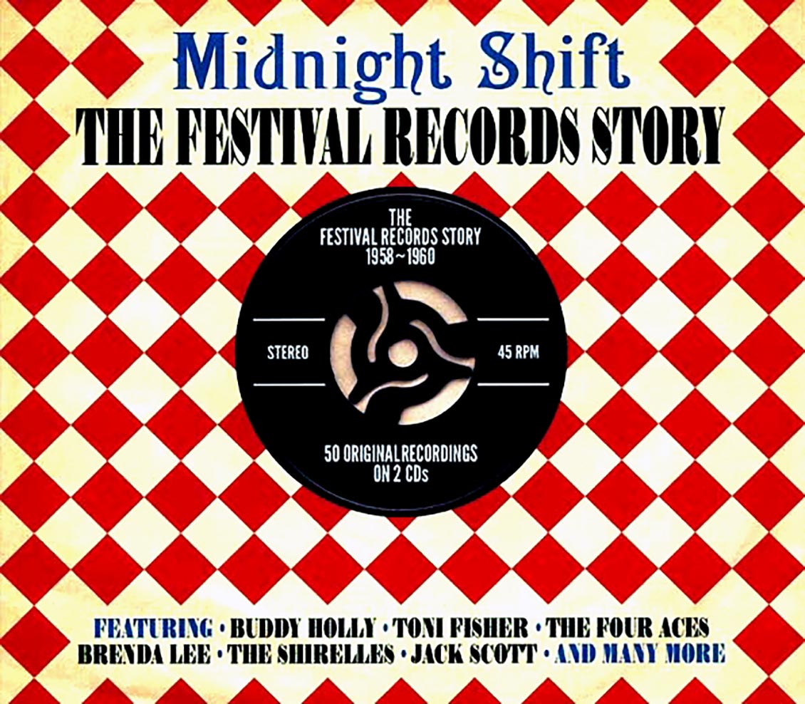 Various - Midnight Shift: The Festival Records Story 1958-1960 (50 tracks) (2xCD) (deluxe 3-fold digipak)