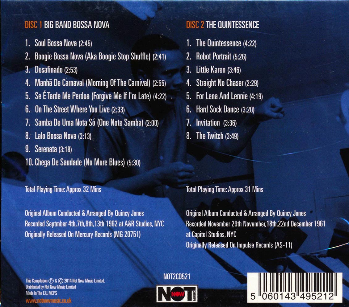 Quincy Jones - Big Band Bossa Nova + Quintessence (2xCD)