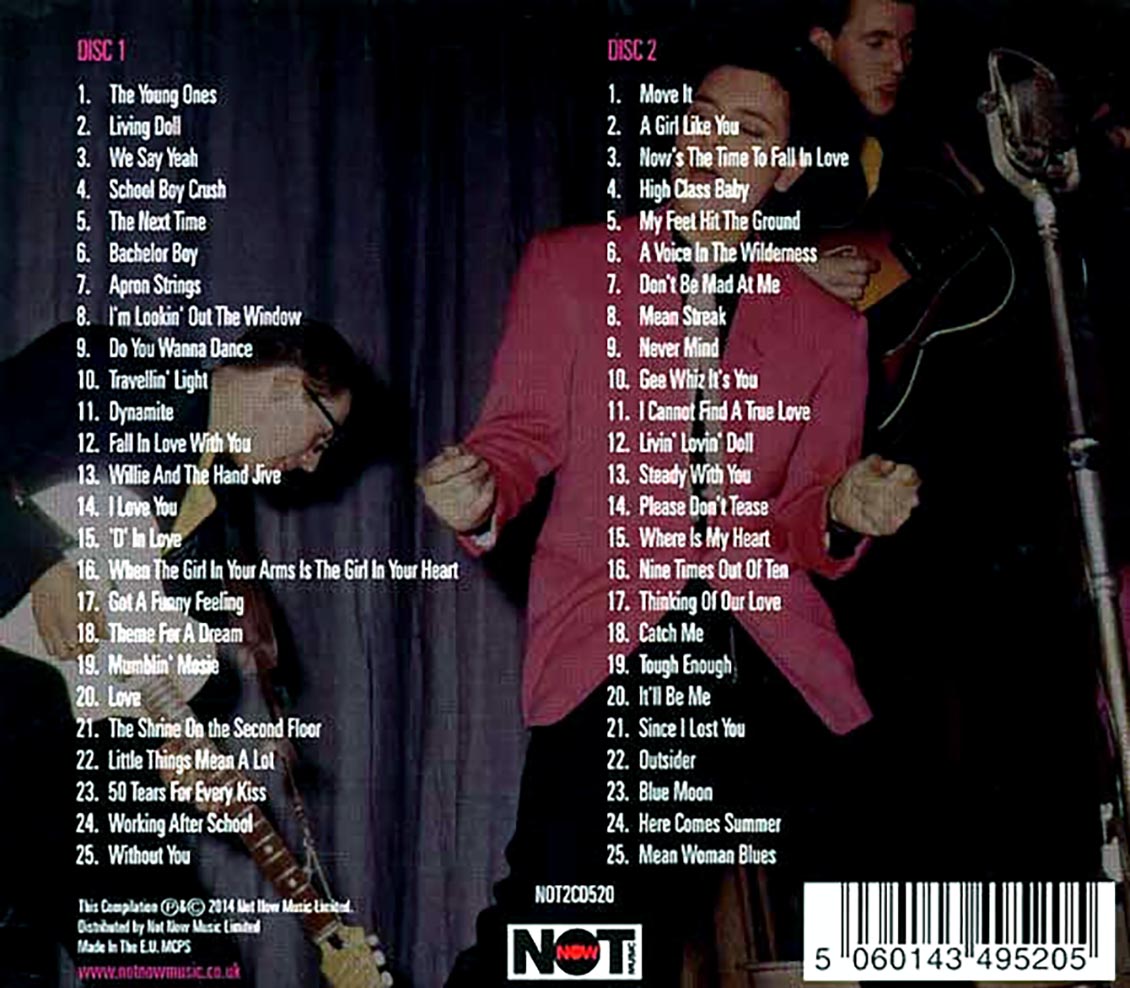 Cliff Richard - Greatest Hits 1958-1962 (50 tracks) (2xCD)