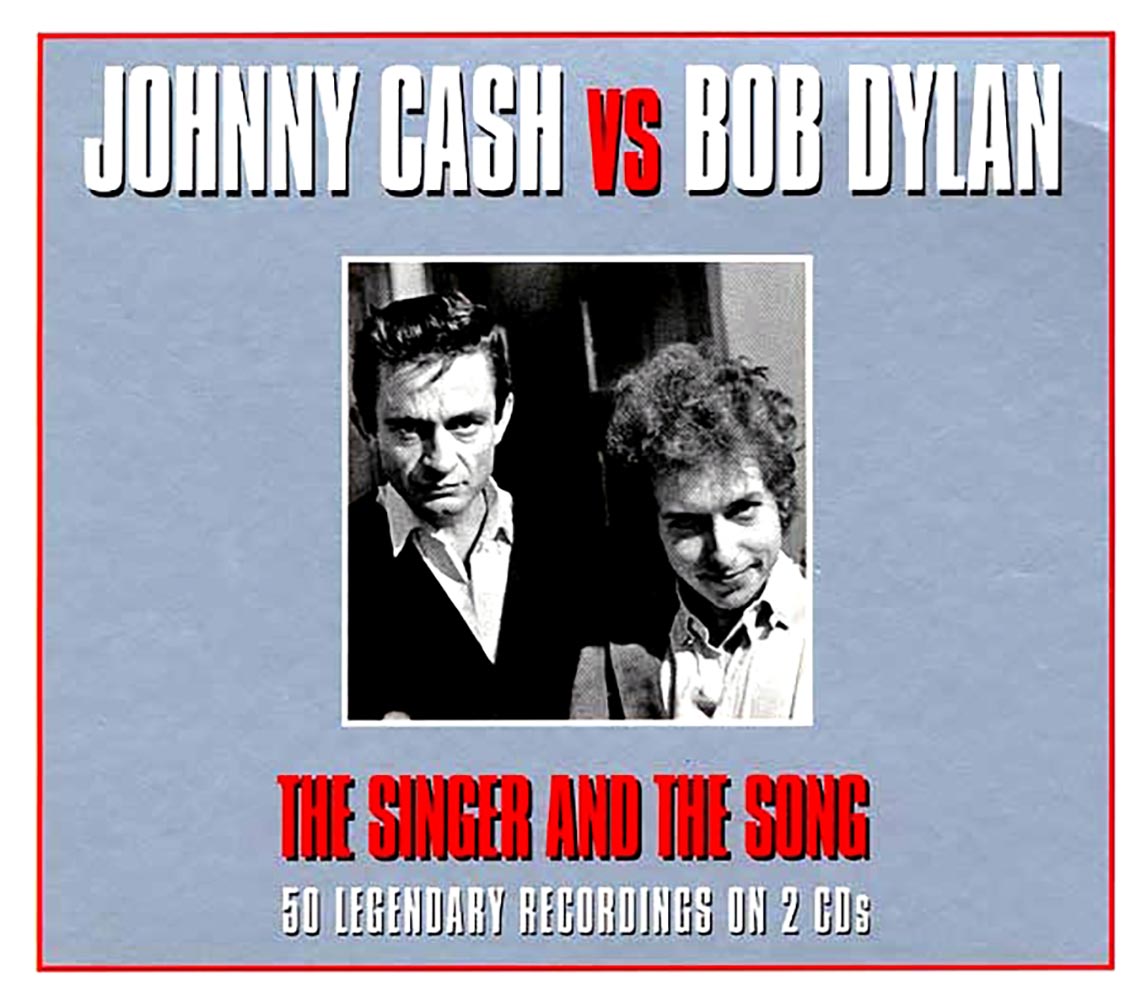 Johnny Cash, Bob Dylan - Johnny Cash Vs Bob Dylan: The Singer And The Song (50 tracks) (2xCD)