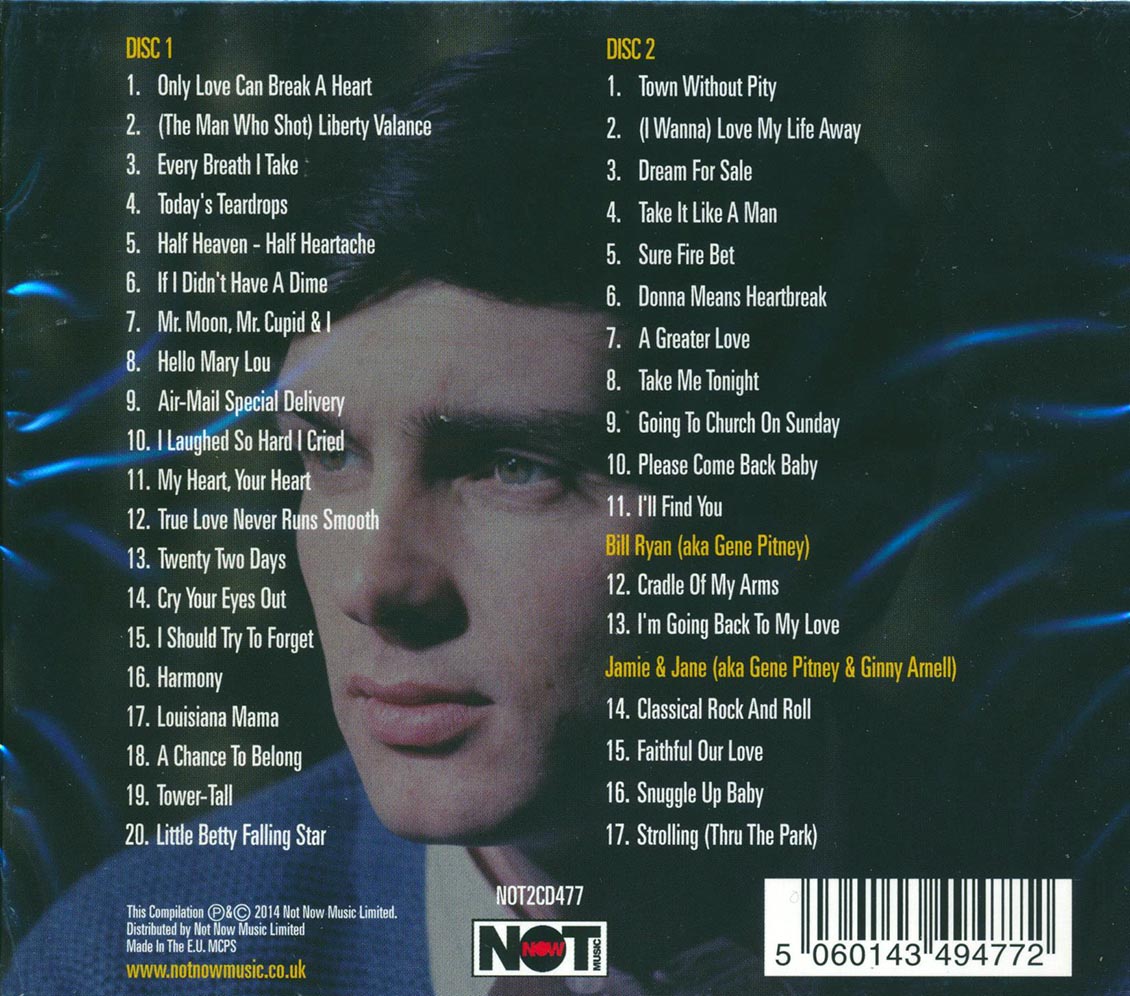 Gene Pitney - The Collection 1959-1962 (37 tracks) (2xCD)