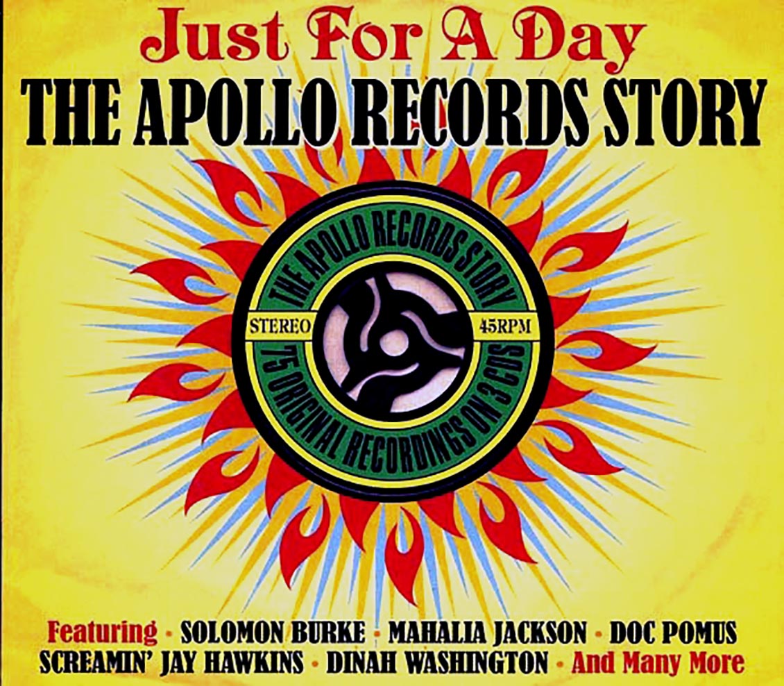 Various - Just For A Day: The Apollo Records Story (75 tracks) (3xCD) (deluxe 3-fold digipak)