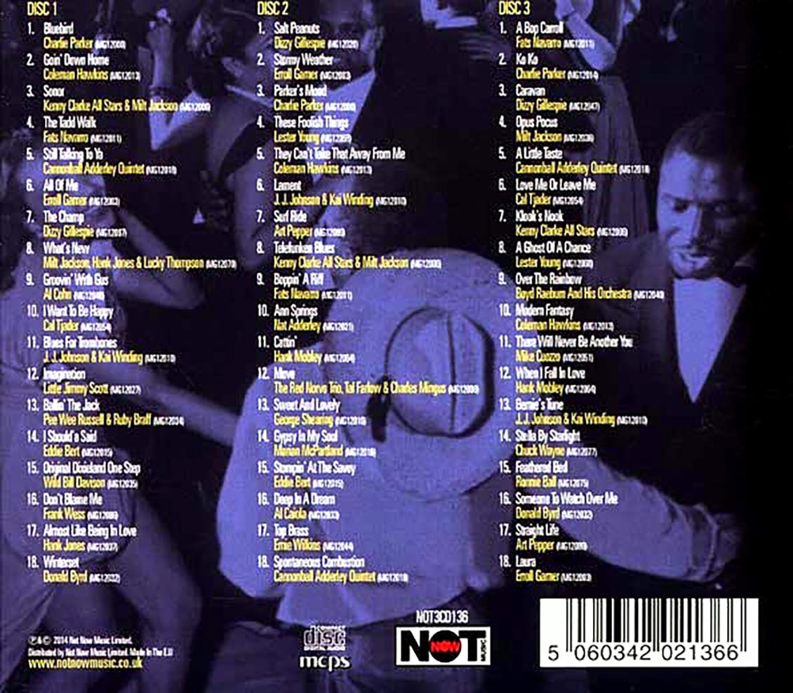 Various - Jazz On Savoy 1955-1956 (54 tracks) (3xCD) (deluxe 3-fold digipak)