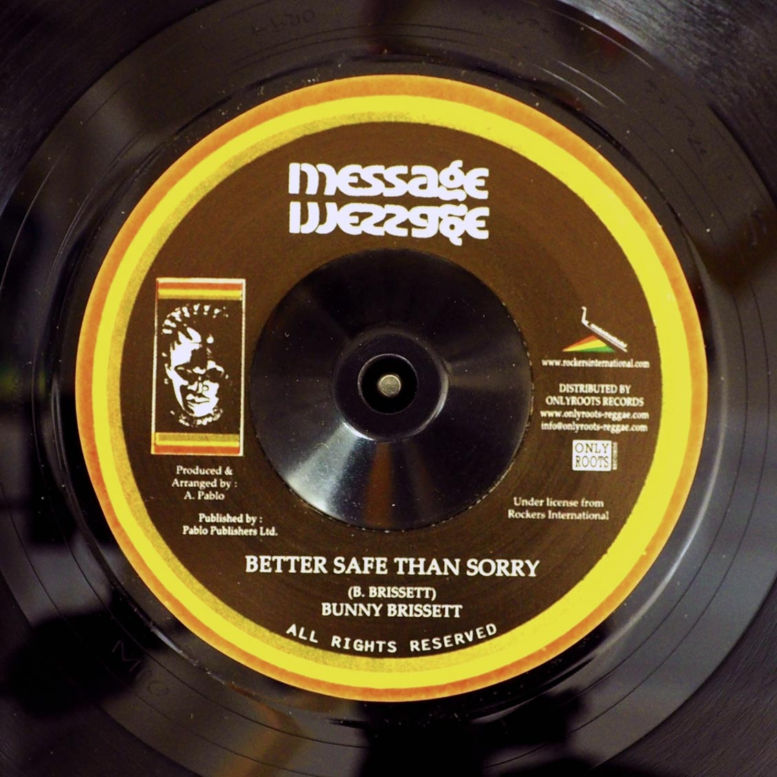 Bunny Brissett - Better Safe Than Sorry  /  Dub Warrior