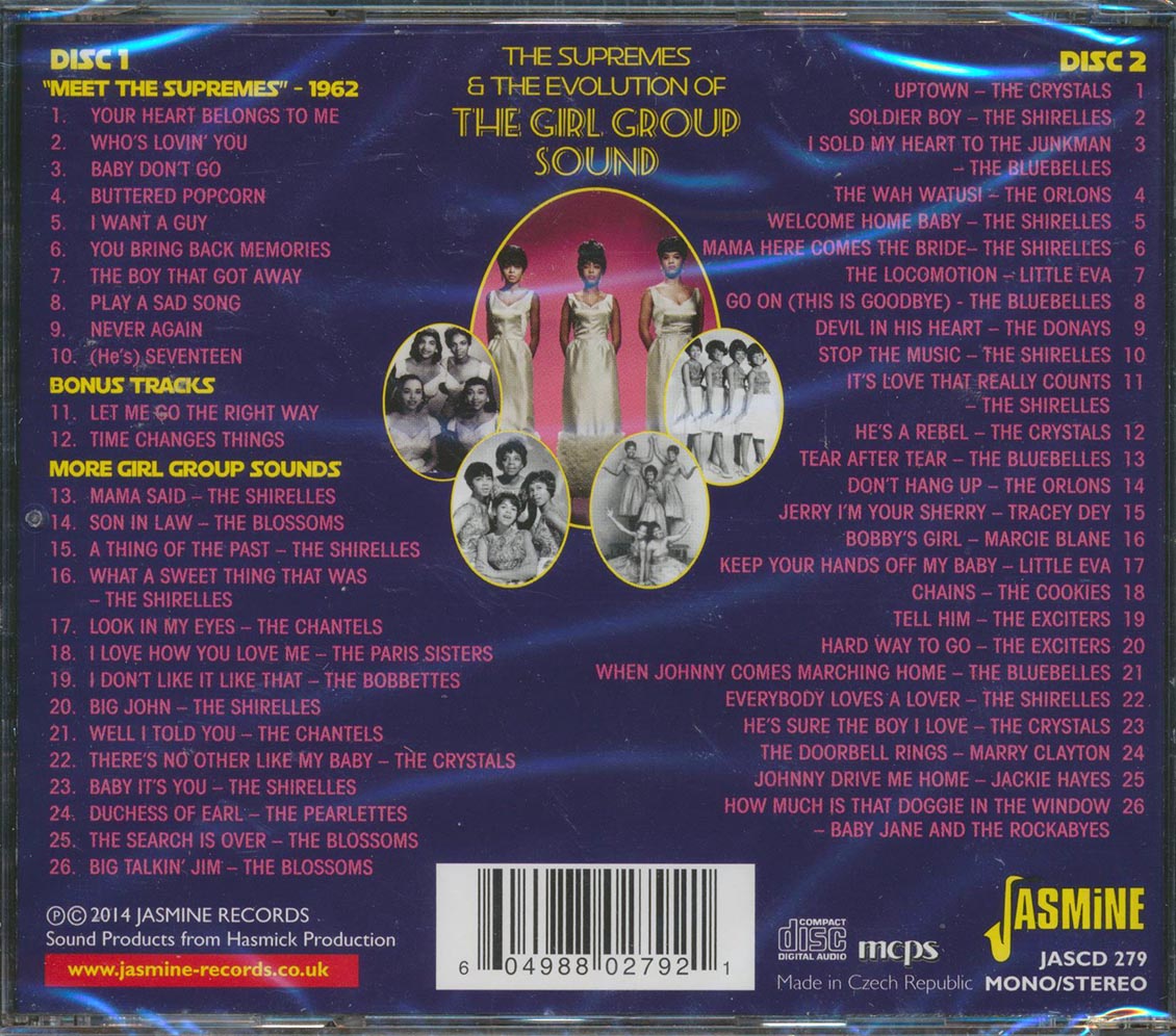 Supremes, The Shirelles, Patti Labell, Etc. - The Supremes & The Evolution Of The Girl Group Sound (52 tracks) (2xCD)