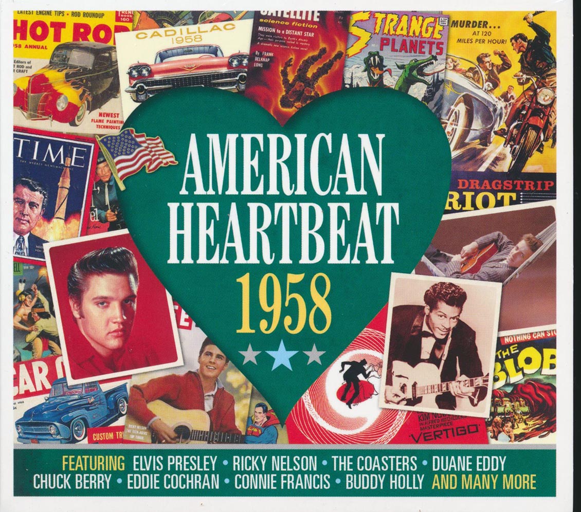 Various - American Heartbeat 1958 (50 tracks) (2xCD) (deluxe 3-fold digipak)